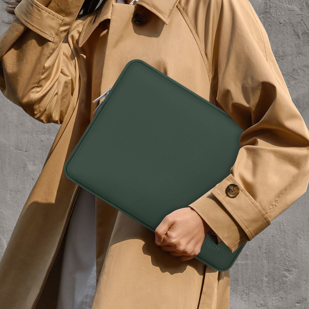 Tech-Protect Neoslim 15-16" Laptop Bag - Grön