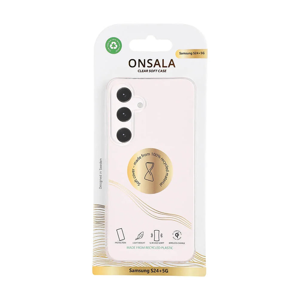 ONSALA Mobilskal Återvunnen TPU Transparent - Samsung S24+ 5G