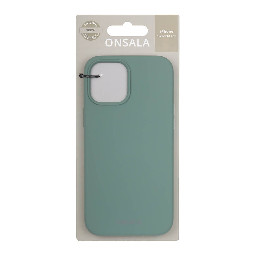 Onsala Mobilcover Silicone Pine Green iPhone 12 / 12 Pro