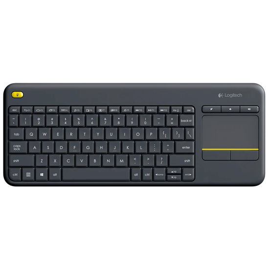 Logitech Wireless Touch Keyboard K400 Plus Keyboard trådlöst dansk/finsk/norsk/svenskt