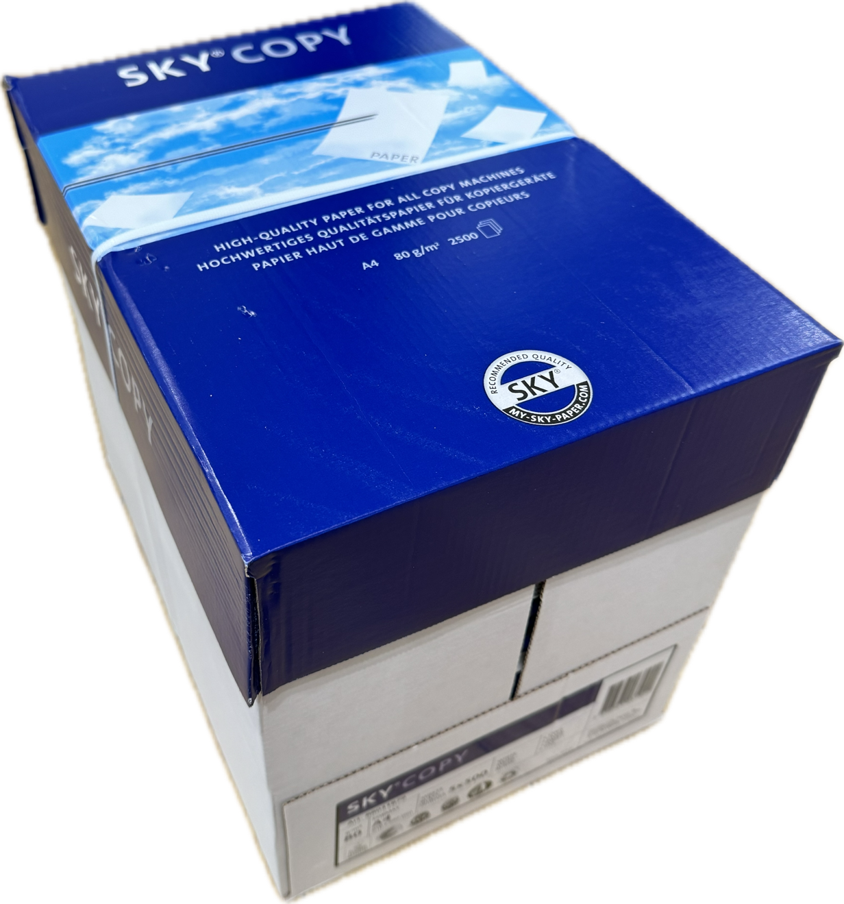 Kopiera papper A4 SkyCopy 80g/m2 (2500) 5x 500 ark