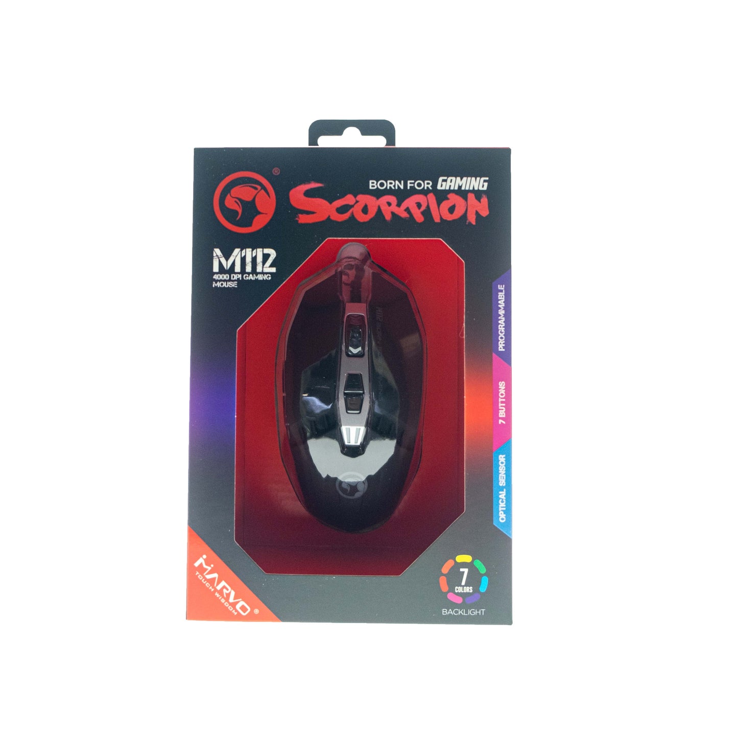 Marvo Mouse 7D LED-lamporna 4