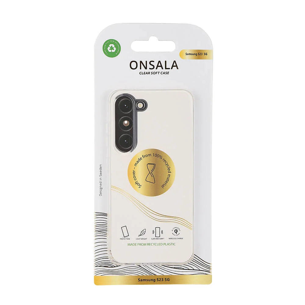ONSALA Mobilskal Återvunnen TPU Transparent - Samsung Galaxy S23 5G