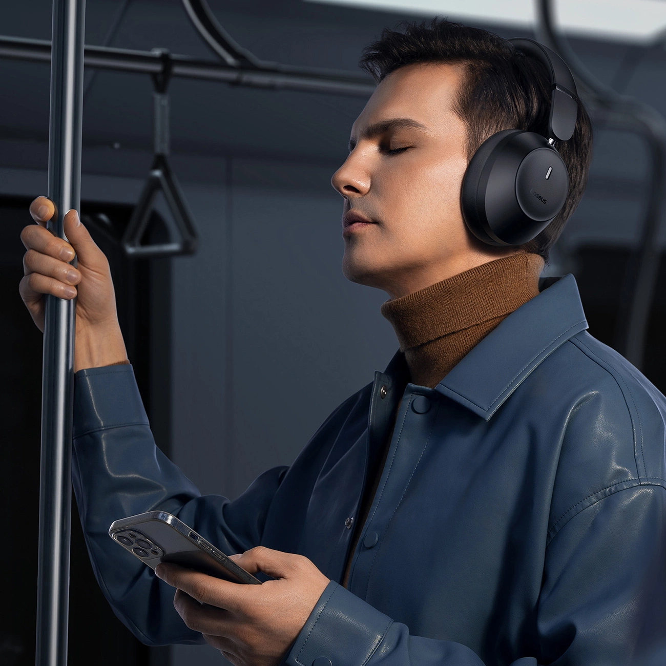 Baseus Bass 30 Max Wireless Headphones - Svart