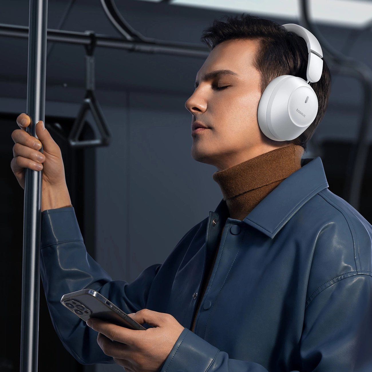 Baseus Bass 30 Max Wireless Headphones - Vit