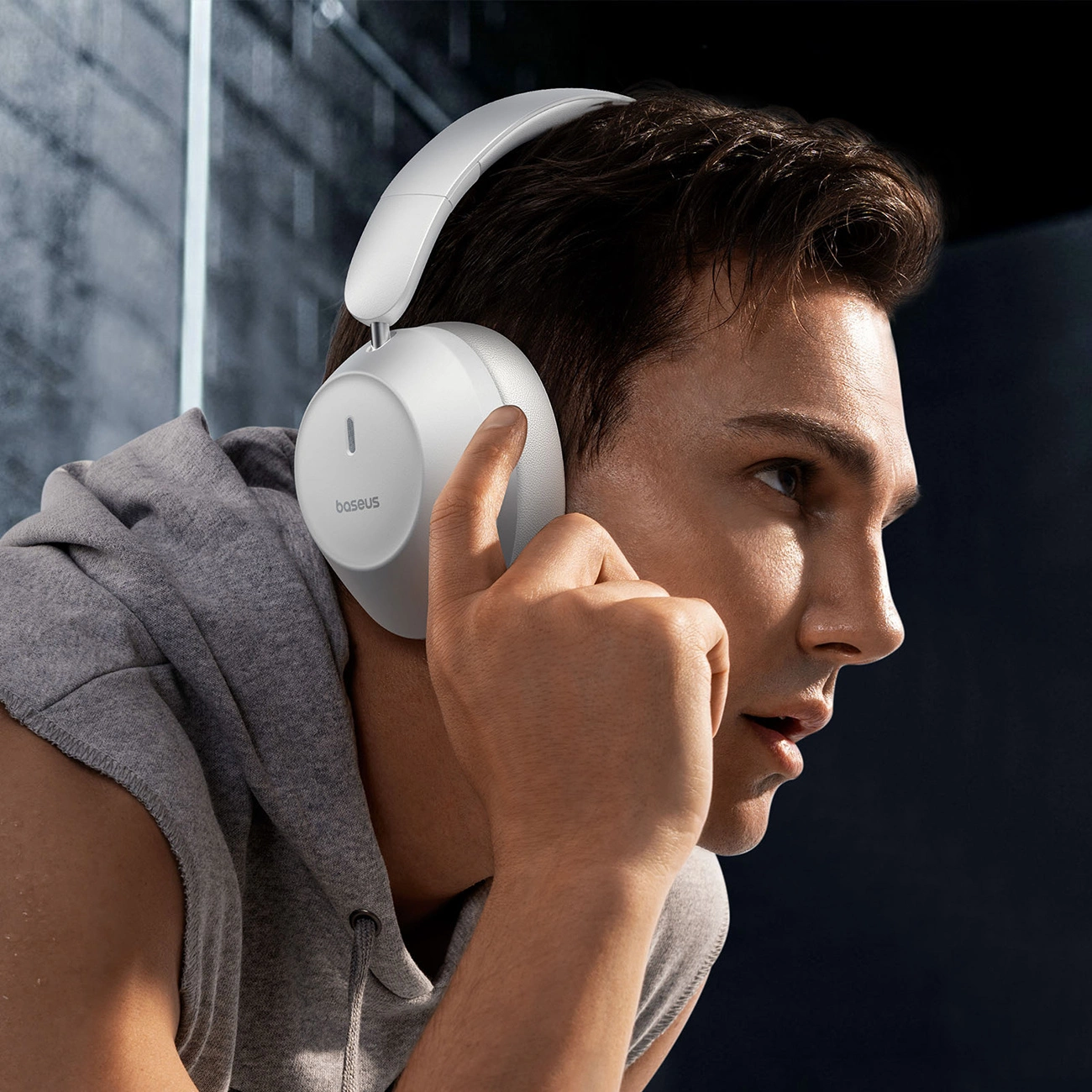 Baseus Bass 30 Max Wireless Headphones - Vit
