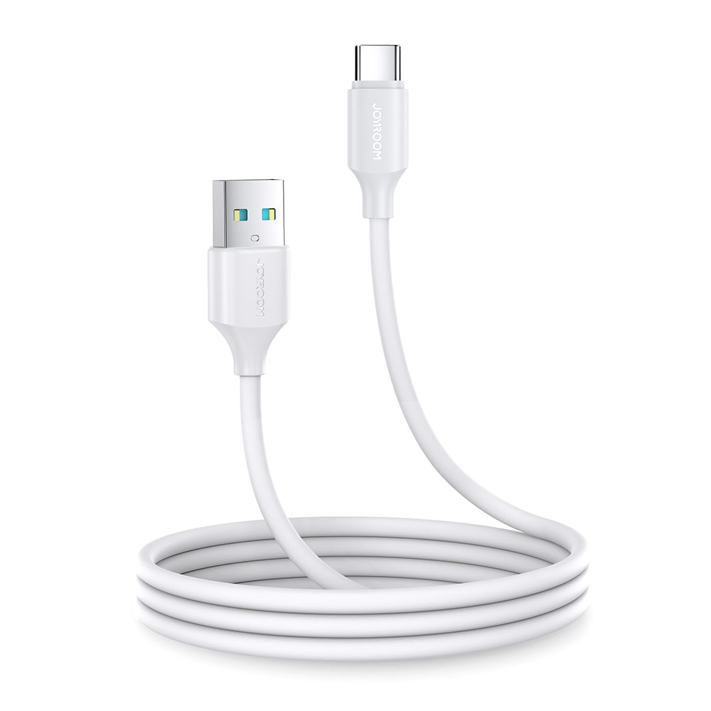 Joyroom långvarig serie A9 USB-A / USB-C 3A-kabel 1m - vit