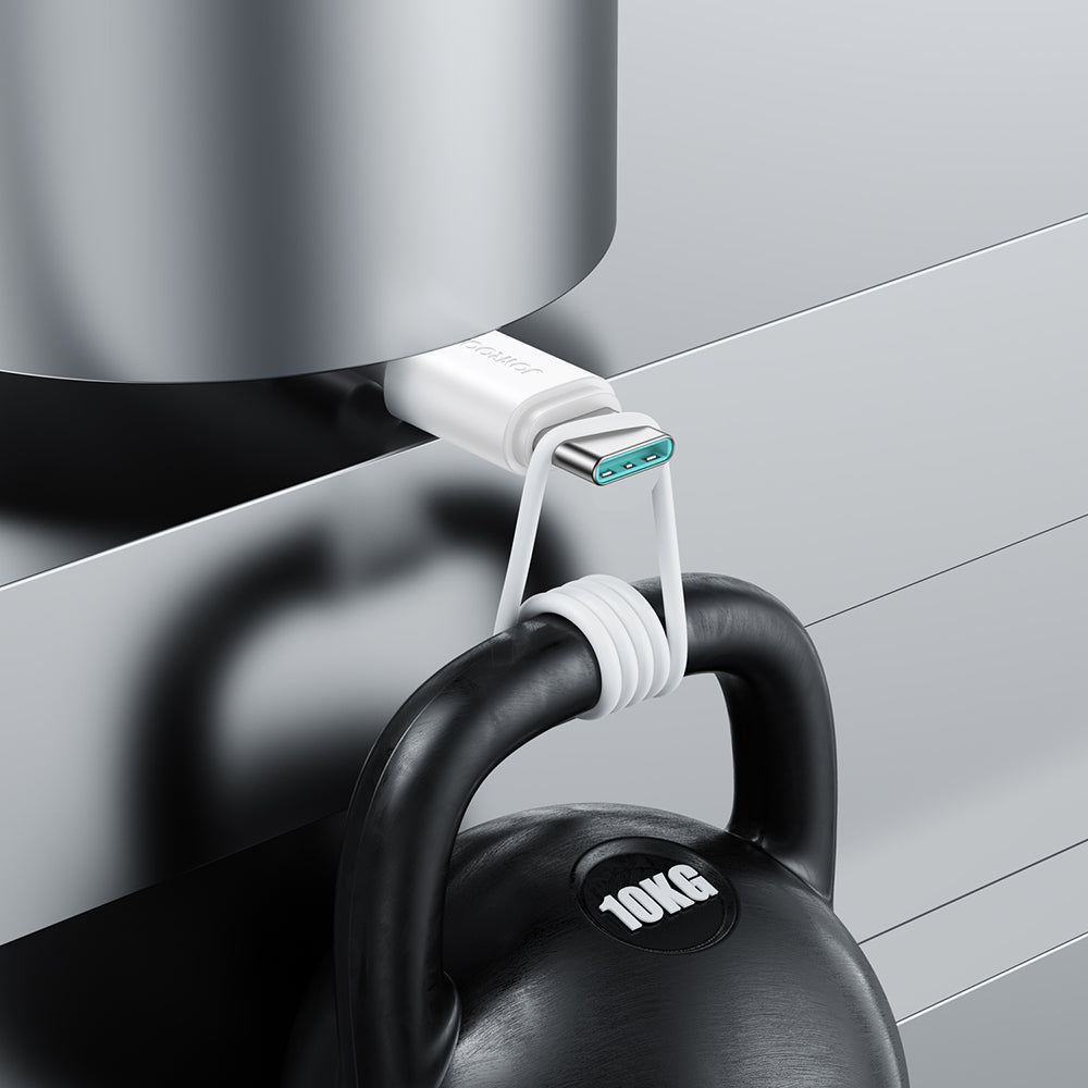 Joyroom långvarig serie A9 USB-A / USB-C 3A-kabel 1m - vit