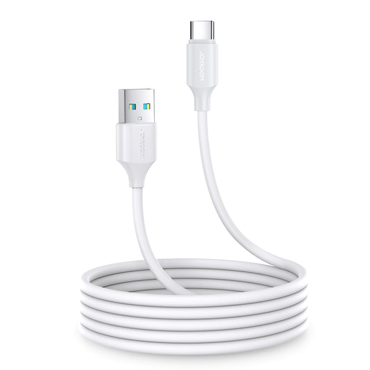 Joyroom långvarig serie A9 USB-A / USB-C 3A kabel 2m - vit