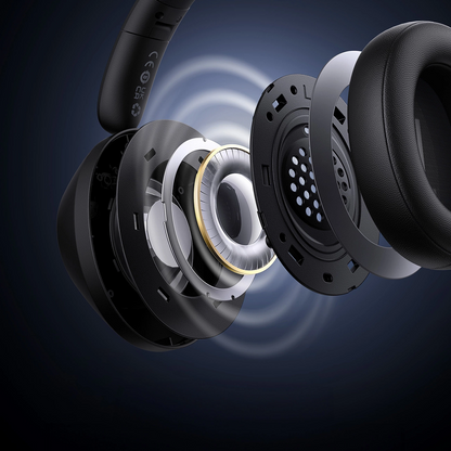 Baseus Bass 30 Max Wireless Headphones - Svart