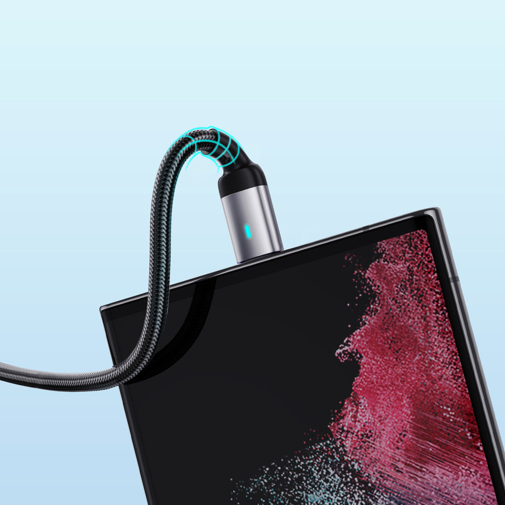 Joyroom Extraordinary Series A10 USB-A / USB-C 3A-kabel 1,2 m - Svart
