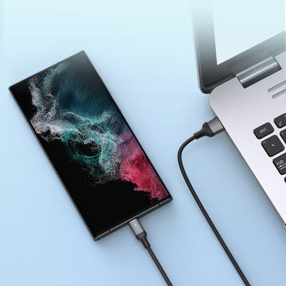 Joyroom Extraordinary Series A10 USB-A / USB-C 3A-kabel 1,2 m - Svart