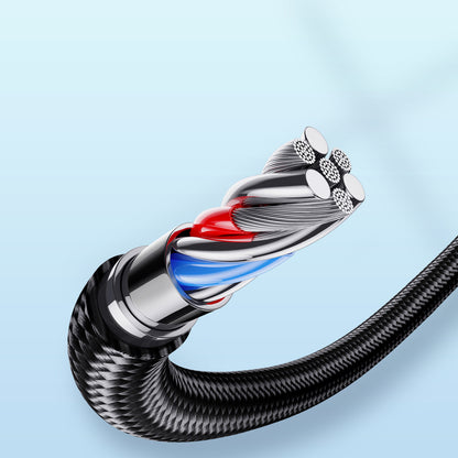Joyroom Extraordinary Series A10 USB-A / USB-C 3A-kabel 1,2 m - Svart