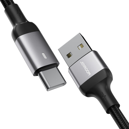 Joyroom Extraordinary Series A10 USB-A / USB-C 3A-kabel 1,2 m - Svart