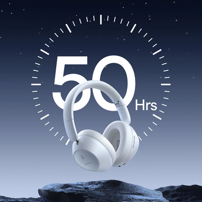 Baseus Bass 30 Max Wireless Headphones - Vit