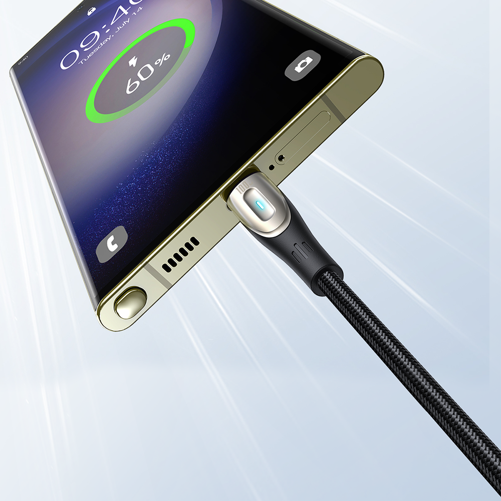 Joyroom Star-Light-serie SA27-CC5 USB-C / USB-C-kabel 100W 1,2m - svart
