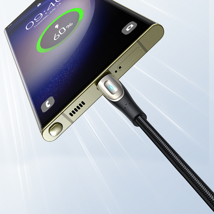 Joyroom Star-Light-serie SA27-CC5 USB-C / USB-C-kabel 100W 1,2m - svart