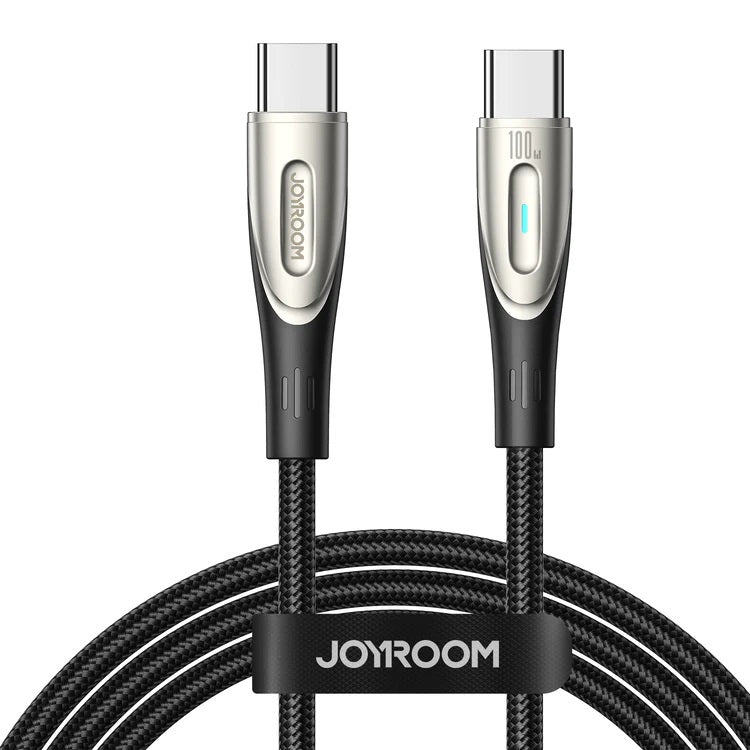 Joyroom Star-Light-serie SA27-CC5 USB-C / USB-C-kabel 100W 1,2m - svart