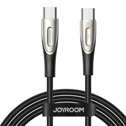 Joyroom Star-Light-serie SA27-CC5 USB-C / USB-C-kabel 100W 1,2m - svart