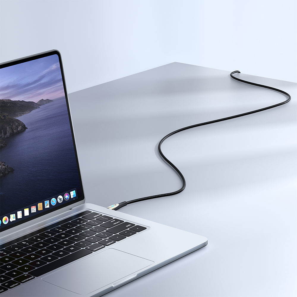 Joyroom Star-Light-serie SA27-CC5 USB-C / USB-C-kabel 100W 1,2m - svart