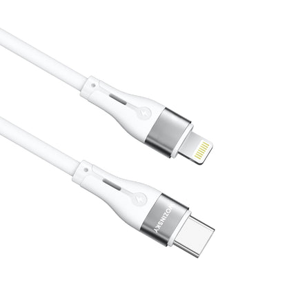 Wozinsky WSTCL2 Lightning / USB-C PD 27W-kabel 2 m - vit