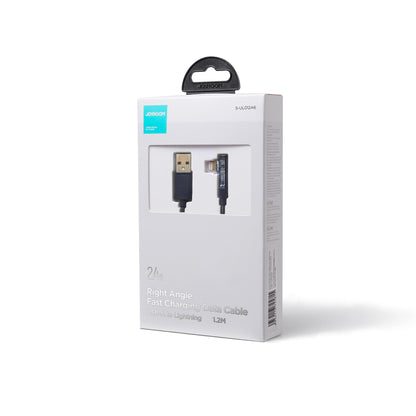 Joyroom Gaming Cable S-UL012A6 Lightning (vinklat) / USB-A (rätt) 2,4A 1,2 m - blått