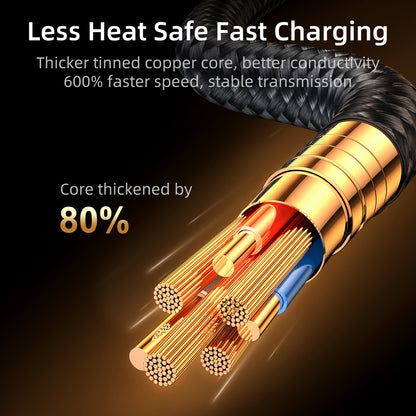 Joyroom Gaming Cable S-UL012A6 Lightning (vinklat) / USB-A (rätt) 2,4A 1,2 m - blått