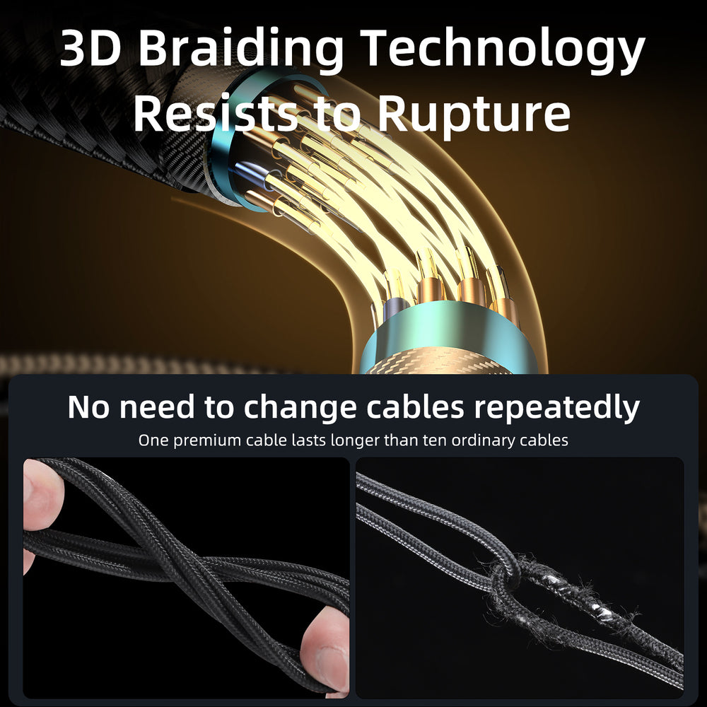 Joyroom Gaming Cable S-UL012A6 Lightning (vinklat) / USB-A (rätt) 2,4A 1,2 m - blått