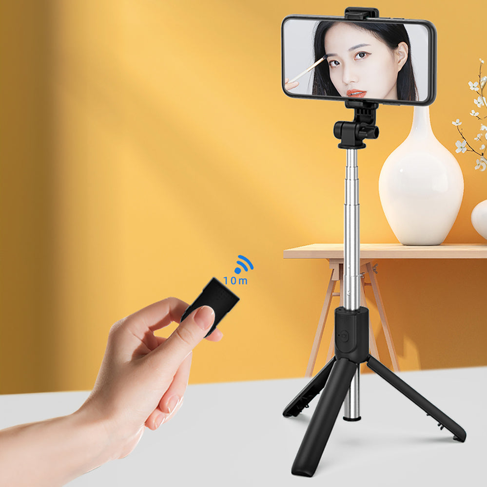 Selfie stick WRY1S teleskopiskt stativ 0,7m för telefon - svart