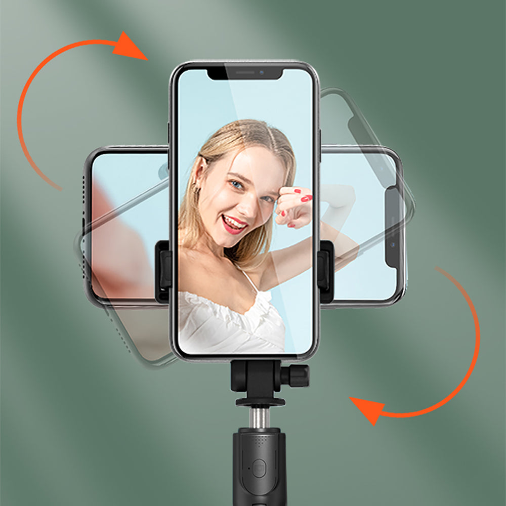 Selfie stick WRY1S teleskopiskt stativ 0,7m för telefon - svart