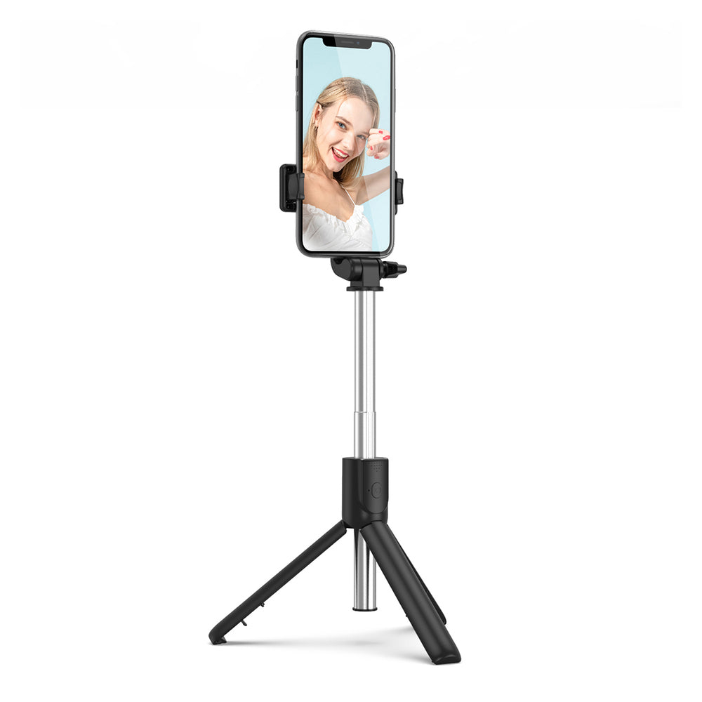 Selfie stick WRY1S teleskopiskt stativ 0,7m för telefon - svart