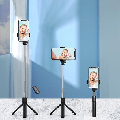 Selfie stick WRY1S teleskopiskt stativ 0,7m för telefon - svart