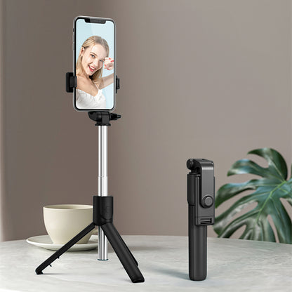 Selfie stick WRY1S teleskopiskt stativ 0,7m för telefon - svart