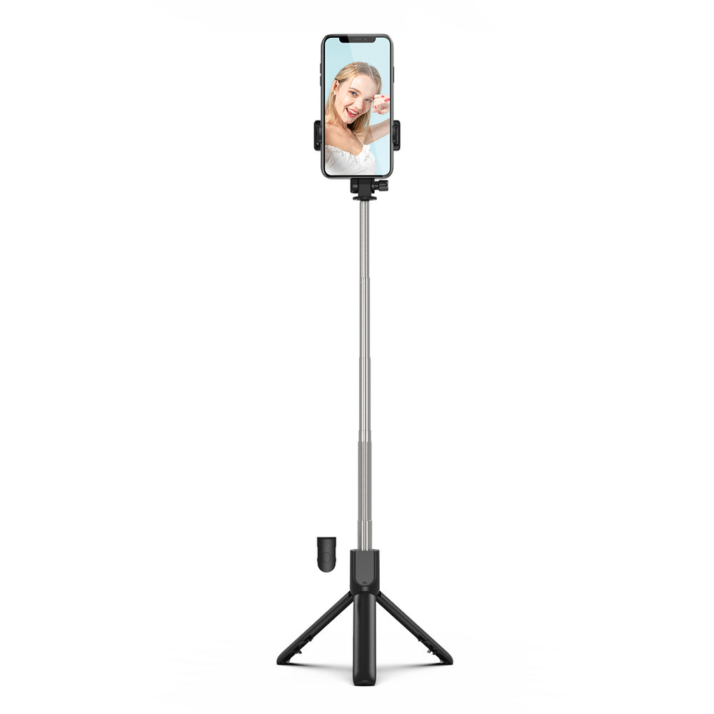 Selfie stick WRY1S teleskopiskt stativ 0,7m för telefon - svart
