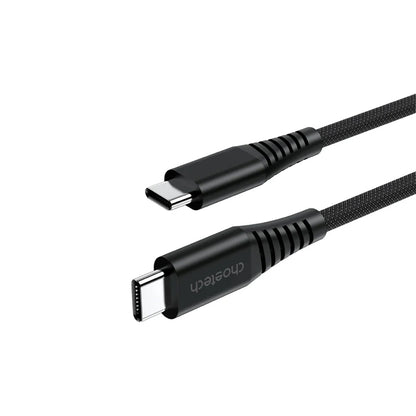 Choetech XCC-1051 magnetisk USB-C / USB-C PD 3,1 kabel 240W 1,8m - svart