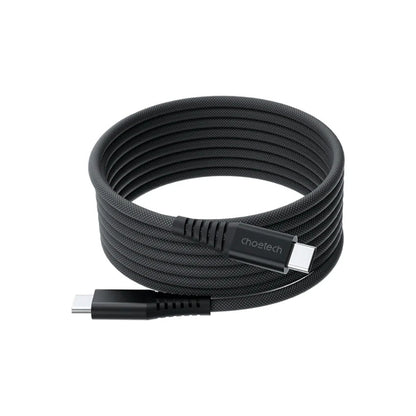 Choetech XCC-1051 magnetisk USB-C / USB-C PD 3,1 kabel 240W 1,8m - svart