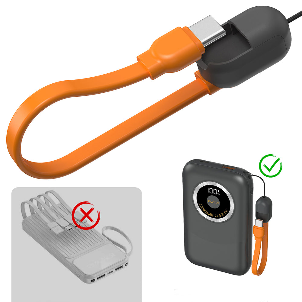 Powerbank Dudao K21 Mini 10000mAh 22,5W USB-A / USB-C - grått
