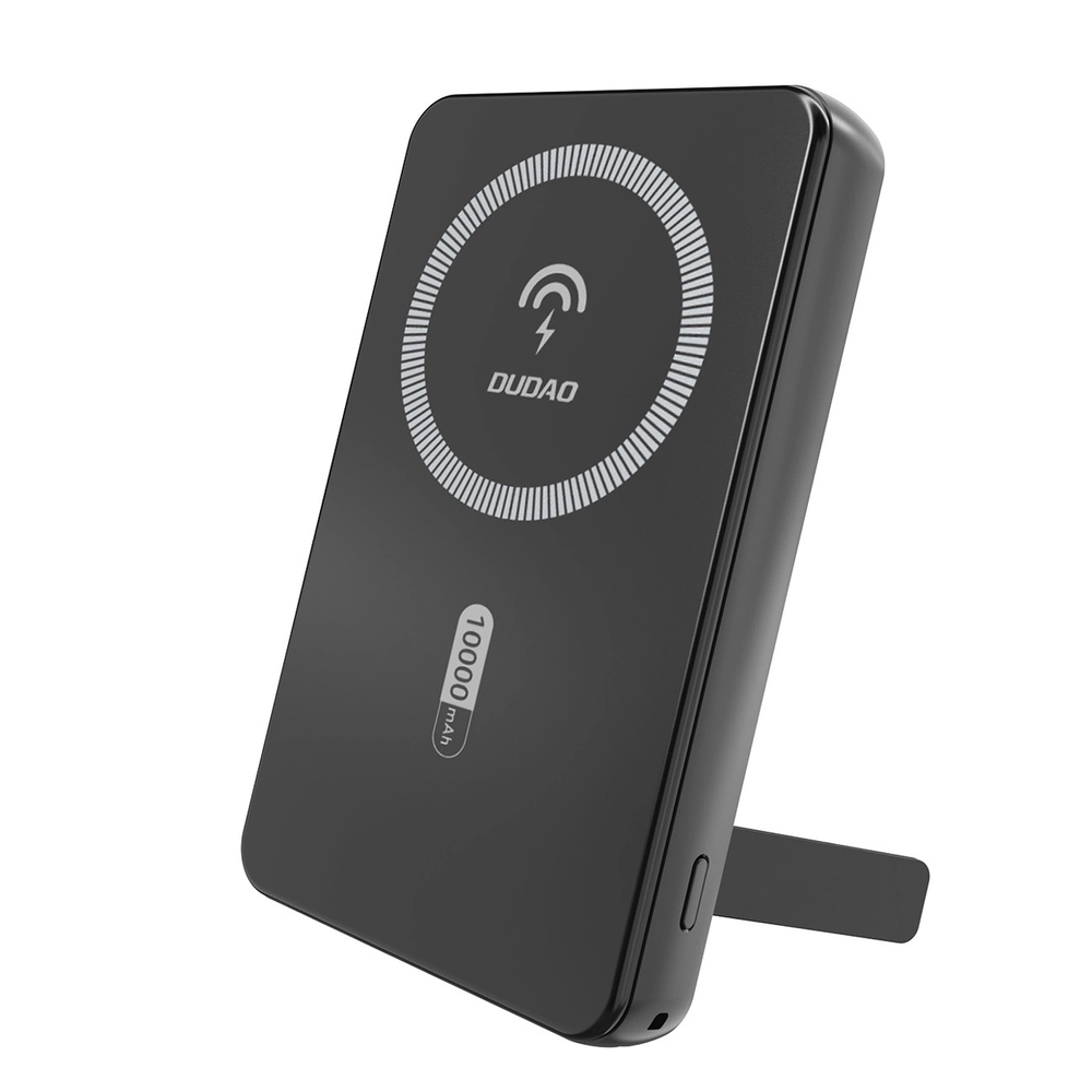 Powerbank Dudao K14S+ 10000mAh 20W USB-A / USB-C / MagSafe med stativ - svart