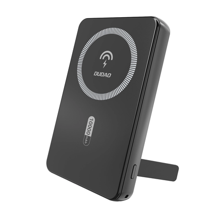 Powerbank Dudao K14S+ 10000mAh 20W USB-A / USB-C / MagSafe med stativ - svart