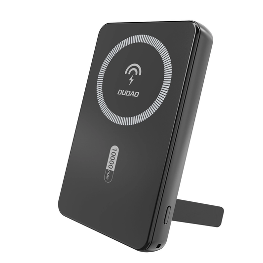 Powerbank Dudao K14S+ 10000mAh 20W USB-A / USB-C / MagSafe med stativ - svart