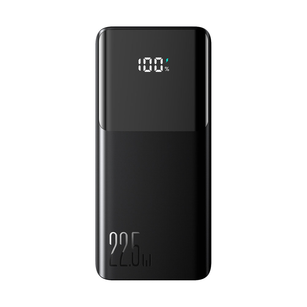 Joyroom JR-PBF19 22.5W 10000mAh Powerbank med två inbyggda kablar - svart