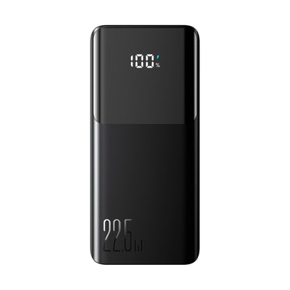 Joyroom JR-PBF19 22.5W 10000mAh Powerbank med två inbyggda kablar - svart