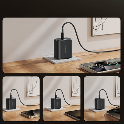 Joyroom JR-TCG13 45W GaN Wall Charger för Samsung Ultra - Svart