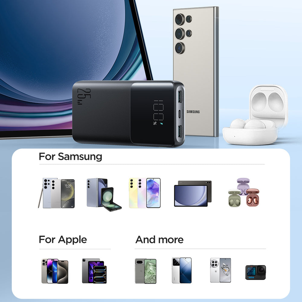 Joyroom JR-PBF20 25W 10000mAh Power Bank - Svart