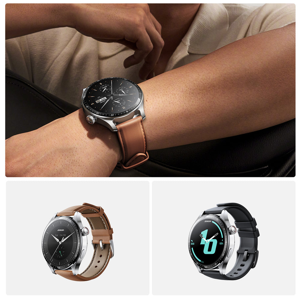 Joyroom Classic Series JR-FC2 Pro Smartwatch med funktionen för telefonsvarare - Silver