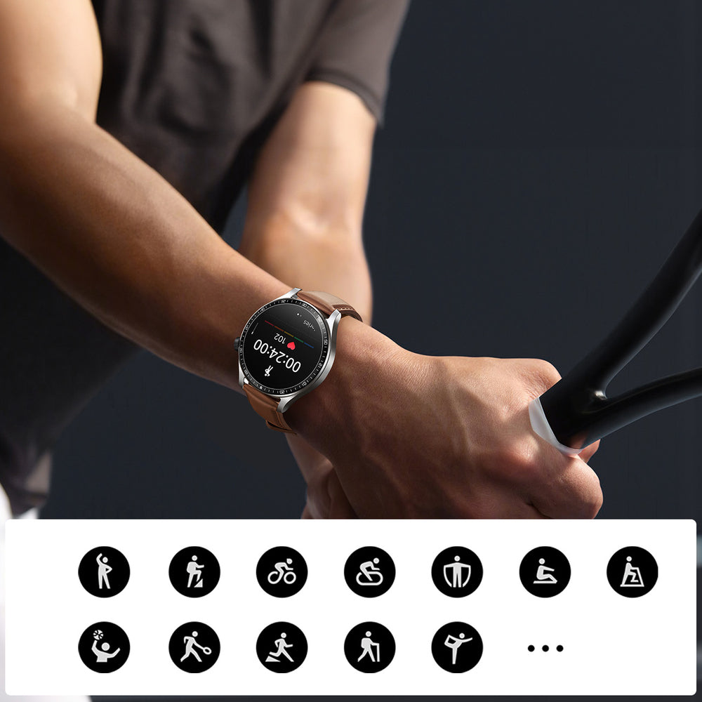 Joyroom Classic Series JR-FC2 Pro Smartwatch med funktionen för telefonsvarare - Silver