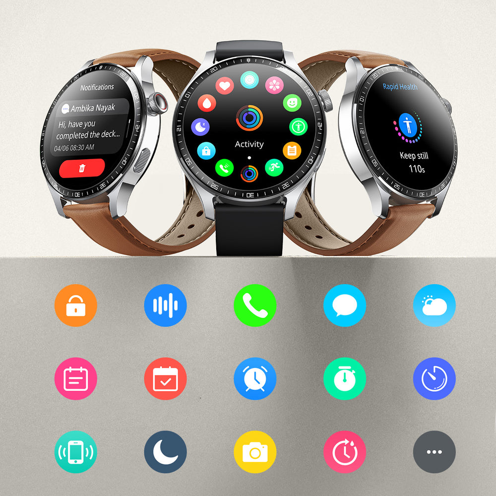 Joyroom Classic Series JR-FC2 Pro Smartwatch med funktionen för telefonsvarare - Silver