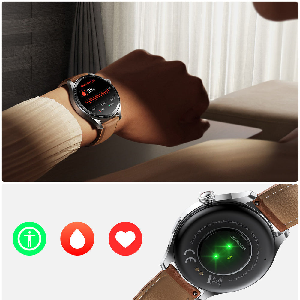 Joyroom Classic Series JR-FC2 Pro Smartwatch med funktionen för telefonsvarare - Silver
