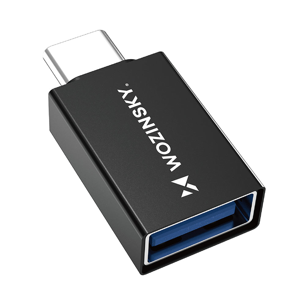Wozinsky W10GY1S USB-C - USB-A 3.2 10Gb/s Adapter - Svart