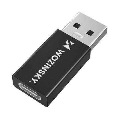 Wozinsky WAAC-01 USB-A - USB-C OTG-adapter - Svart